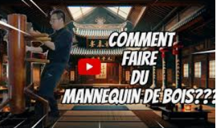 mannequin de bois pour le Wing Chun Kung Fu